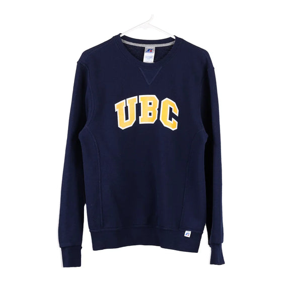 Vintage navy UBC Russell Athletic Sweatshirt - mens medium