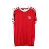 Vintage red Adidas T-Shirt - mens medium