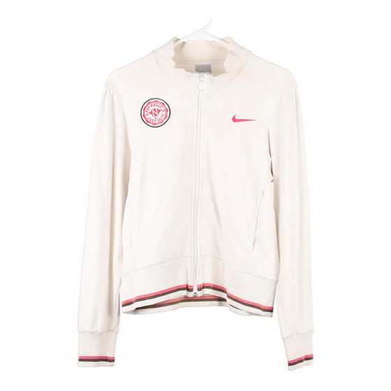 Vintage white Nike Track Jacket - womens medium