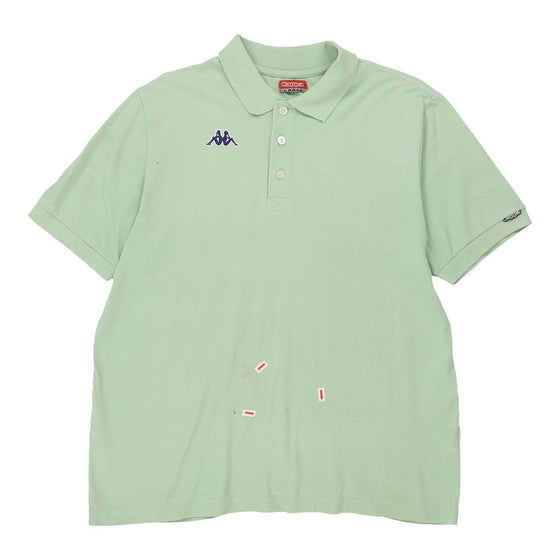 Vintage green Kappa Polo Shirt - mens large