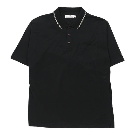 Vintage black Jim Spencer Polo Shirt - mens x-large