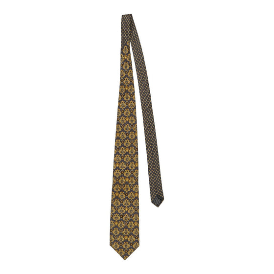 Vintage navy Versace Tie - mens no size