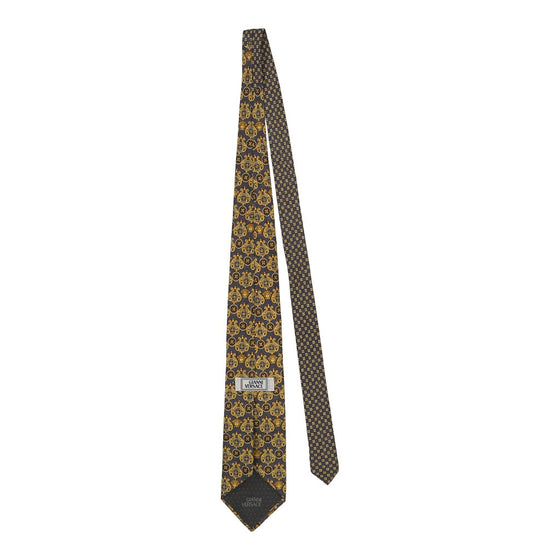 Vintage navy Versace Tie - mens no size