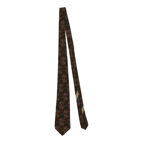 Vintage khaki Valentino Tie - mens no size