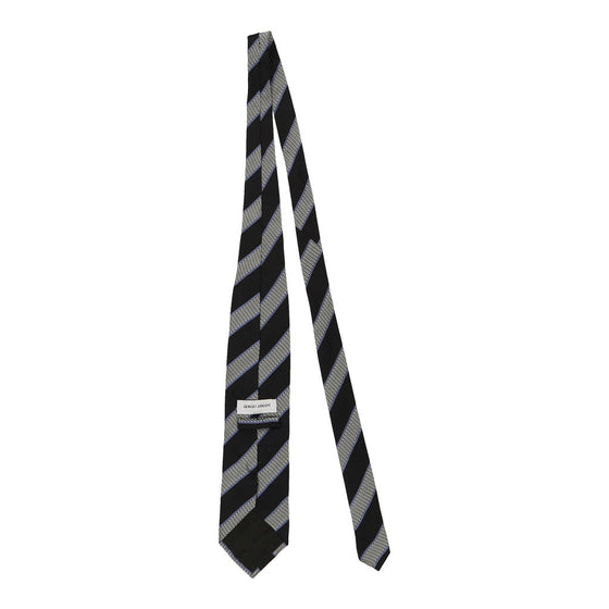 Vintage black Armani Tie - mens no size