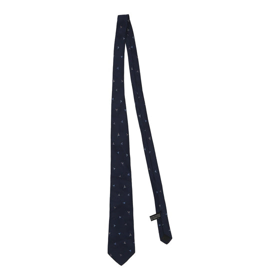 Vintage navy Fendi Tie - mens no size