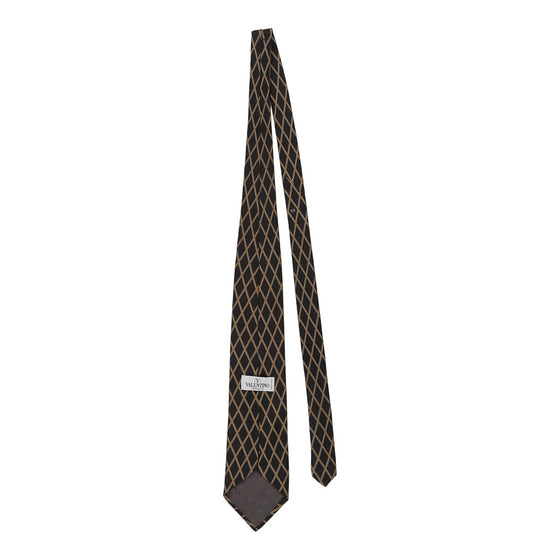 Vintage black Valentino Tie - mens no size