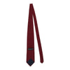 Vintage burgundy Roccobarocco Tie - mens no size