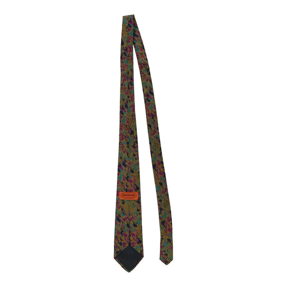 Vintage multicoloured Missoni Tie - mens no size