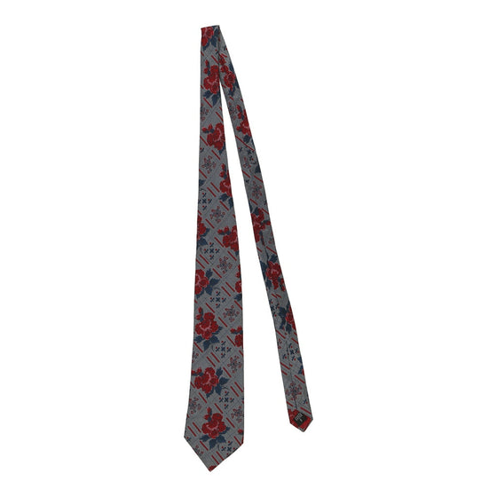 Vintage grey Guy Laroche Tie - mens no size