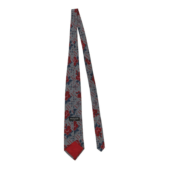 Vintage grey Guy Laroche Tie - mens no size