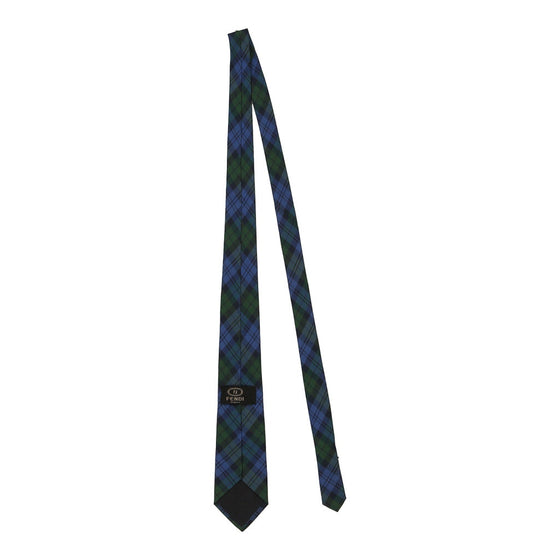 Vintage blue Fendi Tie - mens no size