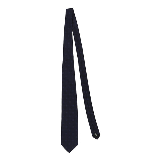 Vintage navy Versace Tie - mens no size