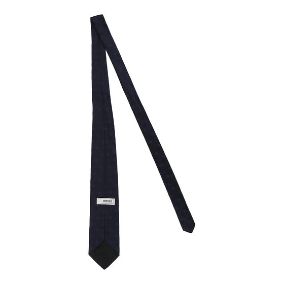 Vintage navy Versace Tie - mens no size