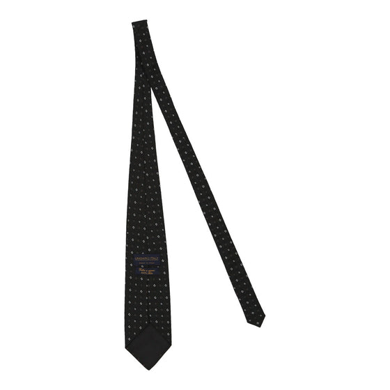 Vintage black Ungaro Tie - mens no size