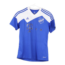  Vintage blue Vfl Bienrode Adidas Football Shirt - womens small