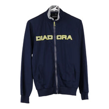  Vintage navy Age 15-16 Diadora Zip Up - girls x-large