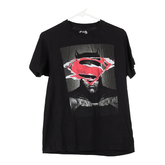 Vintage black Age 12-16 Superman T-Shirt - boys medium