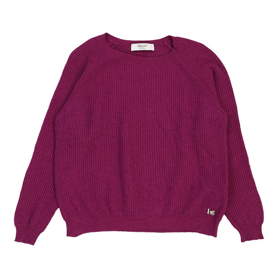 Blugirl Jumper - Medium Pink Wool Blend