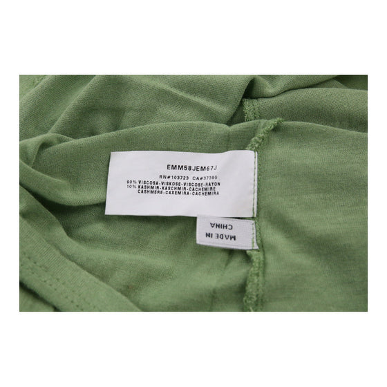 Collezioni Armani T-Shirt - Medium Green Viscose Blend