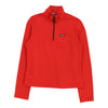 Colmar 1/4 Zip - Medium Red Polyester Blend