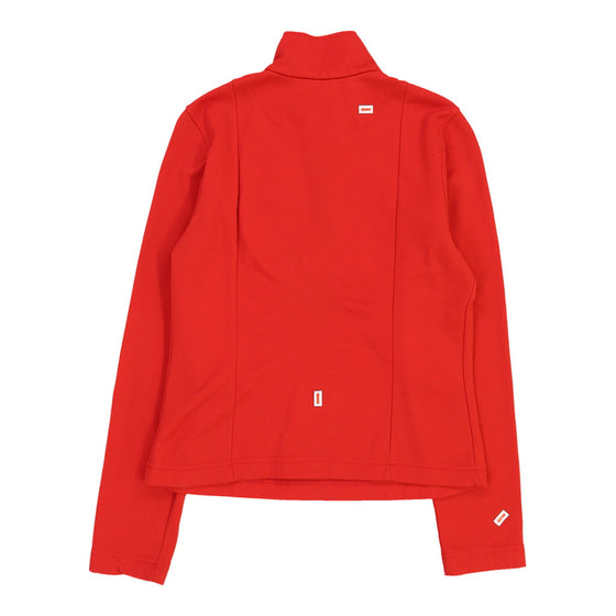 Colmar 1/4 Zip - Medium Red Polyester Blend