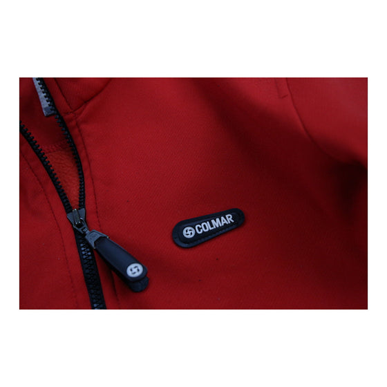 Colmar 1/4 Zip - Medium Red Polyester Blend