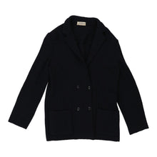  Les Copains Cardigan - 2XL Navy Wool Blend