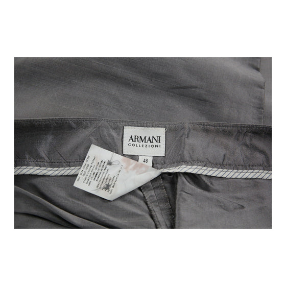 Collezioni Armani Trousers - 36W UK 14 Silver Silk