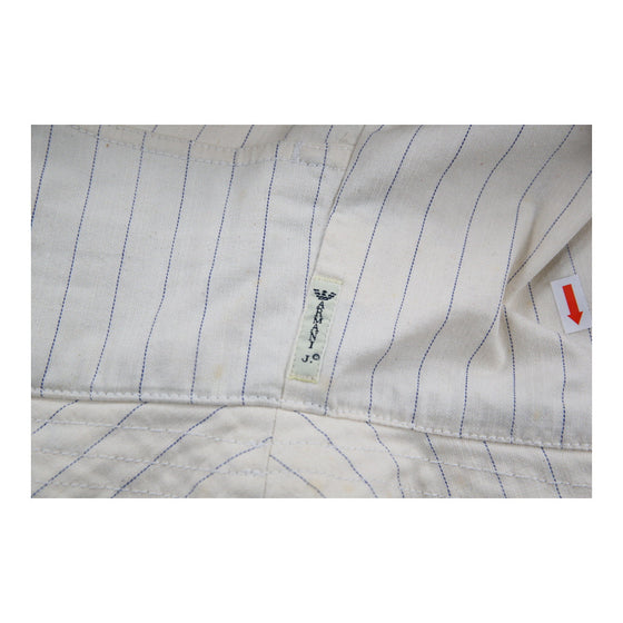 Armani Jeans Striped Jacket - Small White Cotton