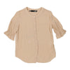 Love Moschino Blouse - Small Beige Silk