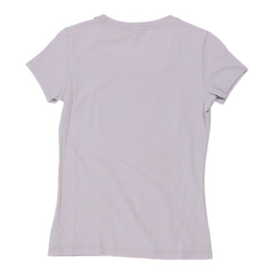 Ea7 T-Shirt - Small Purple Cotton Blend