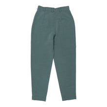  Byblos Trousers - 30W UK 12 Blue Wool Blend