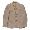 Age 10-11 Yves Saint Laurent Checked Blazer - Medium Beige Wool