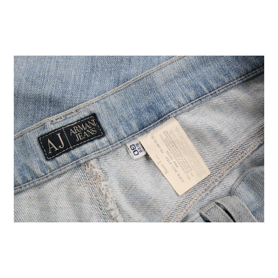 Armani Jeans Jeans - 32W UK 10 Blue Cotton Blend