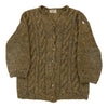 Valentino Cardigan - Small Khaki Wool Blend