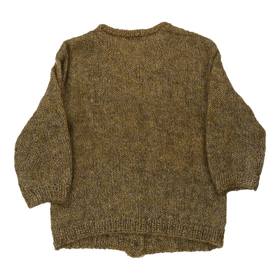 Valentino Cardigan - Small Khaki Wool Blend