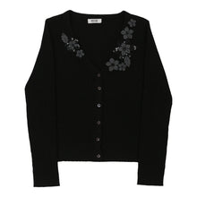  Moschino Cardigan - Small Black Wool