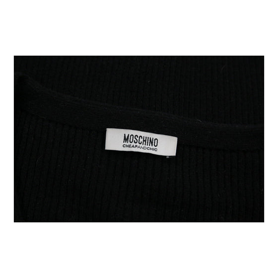 Moschino Cardigan - Small Black Wool