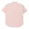 Vintage pink Yves Saint Laurent Short Sleeve Shirt - mens xx-large