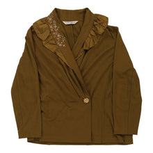  Marina Rinaldi Jacket - Large Khaki Wool Blend