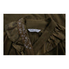 Marina Rinaldi Jacket - Large Khaki Wool Blend