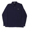 Vintage navy Lacoste Long Sleeve Polo Shirt - mens medium