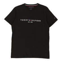  Vintage black Tommy Hilfiger T-Shirt - mens medium