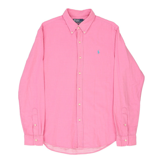 Vintage pink Polo Ralph Lauren Shirt - mens large