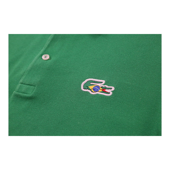 Vintage green Brazil Lacoste Polo Shirt - mens small