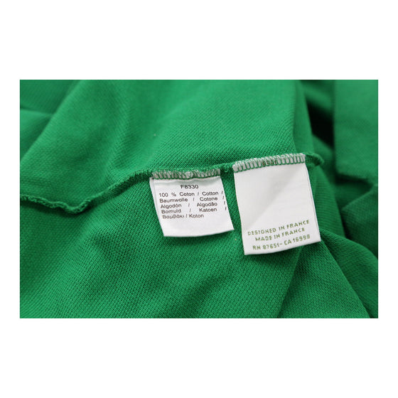 Vintage green Brazil Lacoste Polo Shirt - mens small