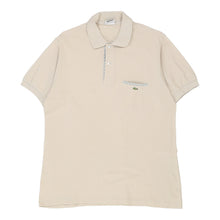  Vintage beige Lacoste Polo Shirt - mens large