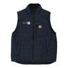 Vintage navy One 27 Carhartt Gilet - mens large