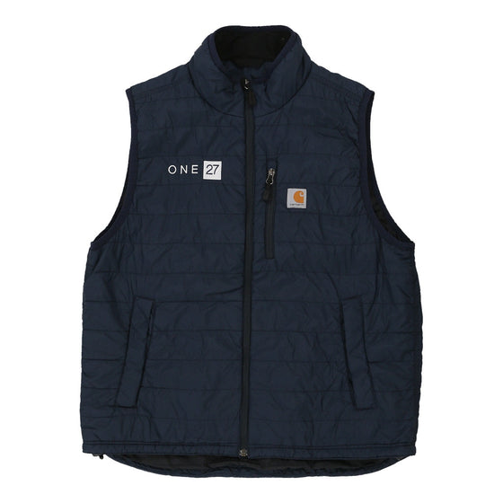 Vintage navy One 27 Carhartt Gilet - mens large